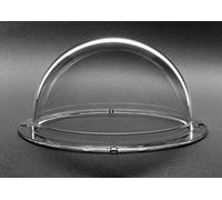 JMX Acrilico/PC CCTV Sostituzione Trasparente Fotocamera Cupola Copertura di Sicurezza Camera Caso Pet Cane Recinzione Finestra Tetto (4 pollici H: 5,7 cm, Trasparente)