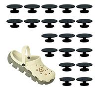 JMZLLRX Croc Rivetti Bottoni, Rivetti per Scarpe, Bottoni di Chiusura, Ottoni di Ricambio per Scarpe, Decorazione e Riparazione, Nero