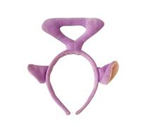 JNAWA Teletubbies - Cerchietto per capelli con personaggi dei cartoni animati viola, per donne e ragazze, decorazioni per feste di Natale, per adulti e bambini