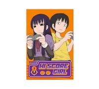 JNBDR Poster su tela a tema anime giapponese, motivo: ragazza con punteggio alto 6, decorazione artistica da parete per soggiorno e camera da letto, senza cornice: 30 x 45 cm