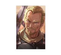 JNBDR Poster su tela a tema anime giapponese Vinland Saga Askeladd 1, decorazione artistica da parete per soggiorno e camera da letto, senza cornice: 40 x 60 cm