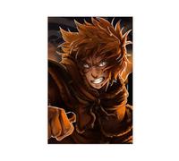 JNBDR Poster su tela a tema anime giapponese Vinland Saga Thorfinn Karlsefni 11, decorazione artistica da parete per soggiorno e camera da letto, senza cornice: 60 x 90 cm