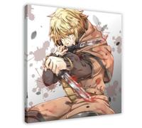JNBDR Poster su tela a tema anime giapponese Vinland Saga Thorfinn Karlsefni 23, decorazione per camera da letto, sport, ufficio, camera da letto, regalo, dimensione: 50 x 50 cm