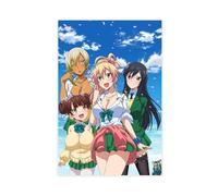JNBDR Poster su tela a tema anime My First Girlfriend Is A Gal 1, decorazione artistica da parete per soggiorno e camera da letto, senza cornice: 50 x 75 cm