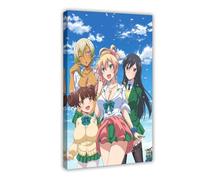 JNBDR Poster su tela a tema anime My First Girlfriend Is A Gal 1, decorazione artistica da parete per soggiorno e camera da letto, con cornice, 40 x 60 cm