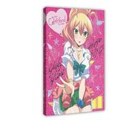 JNBDR Poster su tela a tema anime My First Girlfriend Is A Gal 3, decorazione per camera da letto, sport, ufficio, stanza, regalo, cornice 30 x 45 cm