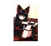 JNBDR Poster su tela con motivo anime Gate Where The JSDF Fought 1, decorazione artistica da parete per soggiorno e camera da letto, senza cornice: 30 x 45 cm