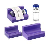 Jnchdghwa 2 Pezzi Applicatore di Etichette per Fiale Strumento di Etichettatura per Bottiglie da 3ml e 10ml per Piccole Contenitori di Essenziali Bottiglie B