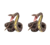 Jnchdghwa 2X Children's Modello di Serpente Giocattolo Simulazione Rettile Giant Python Big Python Wild Animal Snake Model
