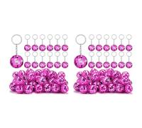 Jnchdghwa 50 Pezzi Forma Palla Discoteca, Forma Palla Discoteca Rosa all'Ingrosso, Mini Forma Palla Discoteca, per Decorazioni per Feste