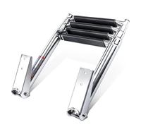 Jnchdghwa Accessori per Barche, Scala Marina In Acciaio Inossidabile A 4 Gradini con Design Pieghevole e Telescopico.