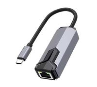 Jnchdghwa Adattatore Ethernet 2.5Gbps Scheda di Rete Cablate Ad Alta Velocità USB-C A RJ45 Convertitore TYPE-C A Ethernet per Notebook Laptop PC