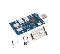Jnchdghwa Adattatore M.2 A USB 3.0 + Modulo EM7455 4G con Supporto per Doppio Slot SIM NANO, Modulo 3G/4G/5G/LTE, Scheda M2 NGFF Key B.