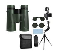 Jnchdghwa Binocolo per Adulti 12x42 Compatto per Birdwatching con Prisma BAK4, Impermeabile, HD, per Osservare Le Stelle In Viaggio