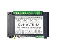 Jnchdghwa Controller Intelligente Wireless 4G LTE 30A 4 Canali Uscita Relay SMS gsm App Remoto per Apertura Cancello Porta