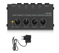 Jnchdghwa HA400 Mini Amplificatore per Cuffie Amplificatore per Auricolari per Cuffie Spina UE EU Plug