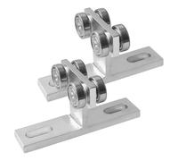 Jnchdghwa Hardware per Binari A Puleggia Push-Pull, Assemblaggio di Ruote A Puleggia T-Type per Carico.