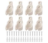 Jnchdghwa Kit di Supporti per Ricevitore Bungee Ball Universale (8 Pezzi) - Beige per Tende da Sole e Tende A Rullo da Esterno