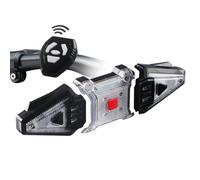Jnchdghwa Luce Posteriore per Bicicletta Ricaricabile USB con Indicatori di Direzione, Segnale di Direzione per Bicicletta Anteriore e Posteriore, Wireless.