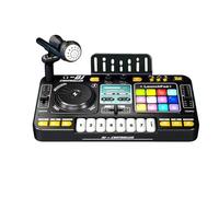 Jnchdghwa Mixer DJ per Bambini Strumento Musicale Pianoforte Elettronico Tastiera con Microfono Giocattolo per Bambini Regalo di Compleanno per Bambini Set da Gioco per Feste