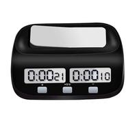 Jnchdghwa Orologio per Scacchi, Timer per Giochi da Tavolo, Timer Digitale Portatile per Scacchi con Funzioni di Ritardo e Controlli di Tempo Multipli