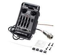 Jnchdghwa Pickup Acustico per Chitarra Onboard Prefix Plus-T EQ Tuner Soft Piezo Preamp System Equalizer Matrix