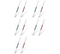 Jnchdghwa Scriber Un Doppia Punta, 10 Ganci nel Metallo per Scribe e Strumento di Marcatura con Punta Un 45 Gradi Un 90 Gradi per Macchinisti, Tecnici