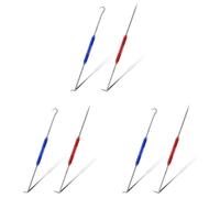 Jnchdghwa Scriber Un Doppia Punta, 6 Ganci nel Metallo per Scribe e Strumento di Marcatura con Punta Un 45 Gradi Un 90 Gradi per Macchinisti, Tecnici