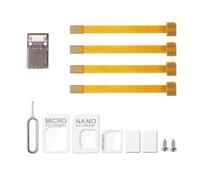 Jnchdghwa Strumento di Attivazione della Scheda IC per Cellulare Convertitore di Schede Mini SIM Adattatore per Schede SIM Flessibile da 15 cm A