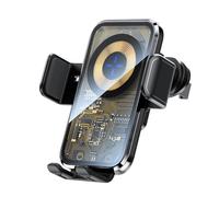 Jnchdghwa Supporto per Telefono con Morsetto Automatico, Supporto per Caricabatteria Wireless per Auto, Supporto Universale per Bocchette 'Aria del Cruscotto, Ricarica Rapida per Smartphone