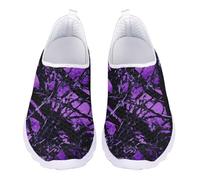 Jndtueit Mocassini per il tempo libero slip on scarpe a rete piatte leggere da corsa sport escursionismo scarpe da ginnastica per donne uomini adolescenti, Caccia mimetica, 36 EU