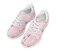 Jndtueit Scarpe da Ginnastica da Donna Scarpe da Corsa Cute Nurse Dentista Motivo Dentale Scarpe da Ginnastica Sportive da Tennis in Rete