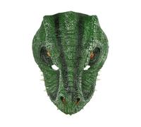 JNGUOSICN Maschera realistica da dinosauro per Halloween 3D Cosplay Maschere Dino Testa Maschera per il viso spaventoso animale orribile drago Fackmask Testa di dinosauro Costume per Halloween