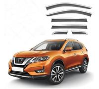 JNHGSHUAISDF Deflettori d'Aria per Auto Car Wind Deflectors for Nissan X-Trail/Rogue MK3-T32 2014-2020, Deflector Shield Side Window Sun Rain Guards Window Visor Rain Guards Stick-on Fitment