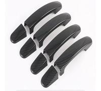 JNIGEL Copri Maniglia Porta per Ford Tourneo Custom New Transit 2017-2021, Auto Esterno Copertura Maniglia Porta Adesivi, Macchina Copri Maniglie per Porta Laterale Decorare Accessori,B Carbon Fiber