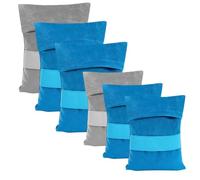 JNJOOD 6pezzi per Rimuovere Sabbia Spiaggia, Sacchetto per Rimozione Sabbia, Guanto per Pulire Sabbia, Detergente per Sabbia Spiaggia, Sacchetti per Polvere per Rimuovere Sabbia Spiaggia