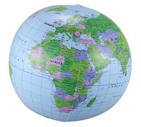JNJOOD Gonfiabile Global Education Geografia giocattolo Mappa Palloncino pallone da spiaggia 40 cm