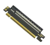 JNJOOD Scheda Protettiva A Slitta PCI Express 5.0 X16, Slot PCI-e A PCI-e 16X, Connettori A 180 Gradi, Adattatore di Conversione PCIE X16 Gen3-5