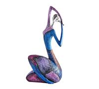 JNJOOD Scultura di Figurine d'Arte Femminile, Statua di Astratta in Resina Colorata per la Decorazione Domestica, Decorazioni su Pittura A Olio per la Stanza Durevole A