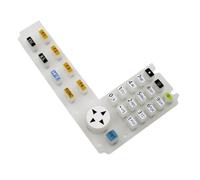 JNJOOD Tastiera Soft per Display LCD della Serie ES della Stazione Totale Chiave in Gomma Strumenti Topografici Accessori per Strumenti Topografici