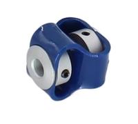 JNMING 1 pz Giunto elastico 27 mm di diametro 30 mm di lunghezza Coppia di contropressione a doppio anello Giunto encoder in lega di alluminio flessibile(10mm to 10mm)