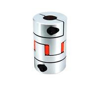 JNMING 2 Jaws D25L35 Coupler Aluminium Plum Flexible Stepper Motor Shaft Coupling(5mm to 12.7mm)