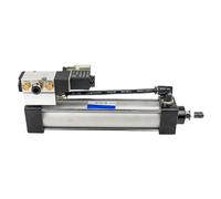 JNMING AC220V SCF32 Pneumatico SC Standard Elettrovalvola Cilindro Integrato Cilindri Aria Set Corsa 500mm 600mm 250mm 200mm Con Raccordi Base Valvola(SCF32x900)