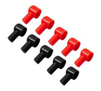 JNNJ 10 Pezzi Coperchio Del Terminale Della Batteria per Auto, Coperchi per Prigionieri Isolanti Negativi Positivi Battery Terminal, Coperchio Del Terminale Della Batteria per Tutti I Tipi Di Auto