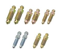 JNNJ 10 Pezzi Viti Di Spurgo per Pinza Dei Freni, Viti per Spurgo Freni Per Moto, Vite Di Spurgo Cilindro Maestro Freno Moto Bullone, Vite Scarico in Metallo Zincato per Pompe Freno Di Moto, Auto