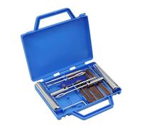 JNNJ 12 Pezzi Kit di Riparazione Pneumatici, Tubeless Kit Riparazione Gomme, Kit Antiforatura per Auto Strumento di Riparazione Forature, Ripara Pneumatici Gomme Set, per Auto, Camion, Moto, SUV