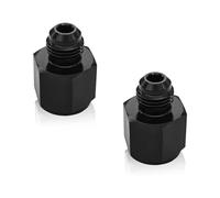 JNNJ 2 Pezzi Adattatore Riduttore per Raccordi per Tubi, Flare Tubo Unione Riduttore Riducente Adattatore Raccordo Carburante, Femmina a Maschio Flare Riduttore Adattatore Raccordo(AN8-AN6)