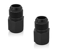 JNNJ 2 Pezzi Adattatore Riduttore per Raccordi per Tubi, Flare Tubo Unione Riduttore Riducente Adattatore Raccordo Carburante, Femmina a Maschio Flare Riduttore Adattatore Raccordo(AN8-AN10)