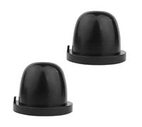 JNNJ 2 Pezzi Auto Coperture Antipolvere Gomma, Coperchio Tenuta Alloggiamento LED, Veicoli Fari Coperchio di Tenuta, Alloggiamento Tenuta Gomma Coperchio Antipolvere, per Automobile(75x55MM)