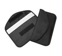 JNNJ 2 Pezzi Borsa Di Blocco Del Segnale, Borsa per Blocco Segnale Chiave Auto, RFID Keyless Schermatura Chiave Borsa, Per La Protezione Della Privacy, Anti-Radiazioni, Anti-Tracciamento(Bianco)